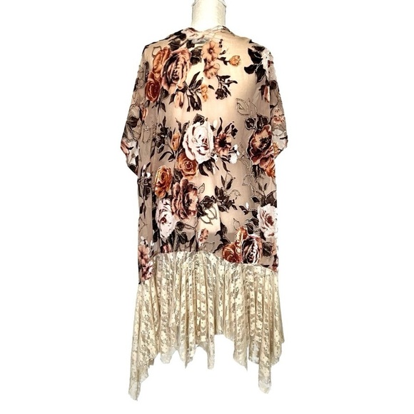 Angel Heart Boutique Kimono - Taupe One Size - Picture 3 of 6